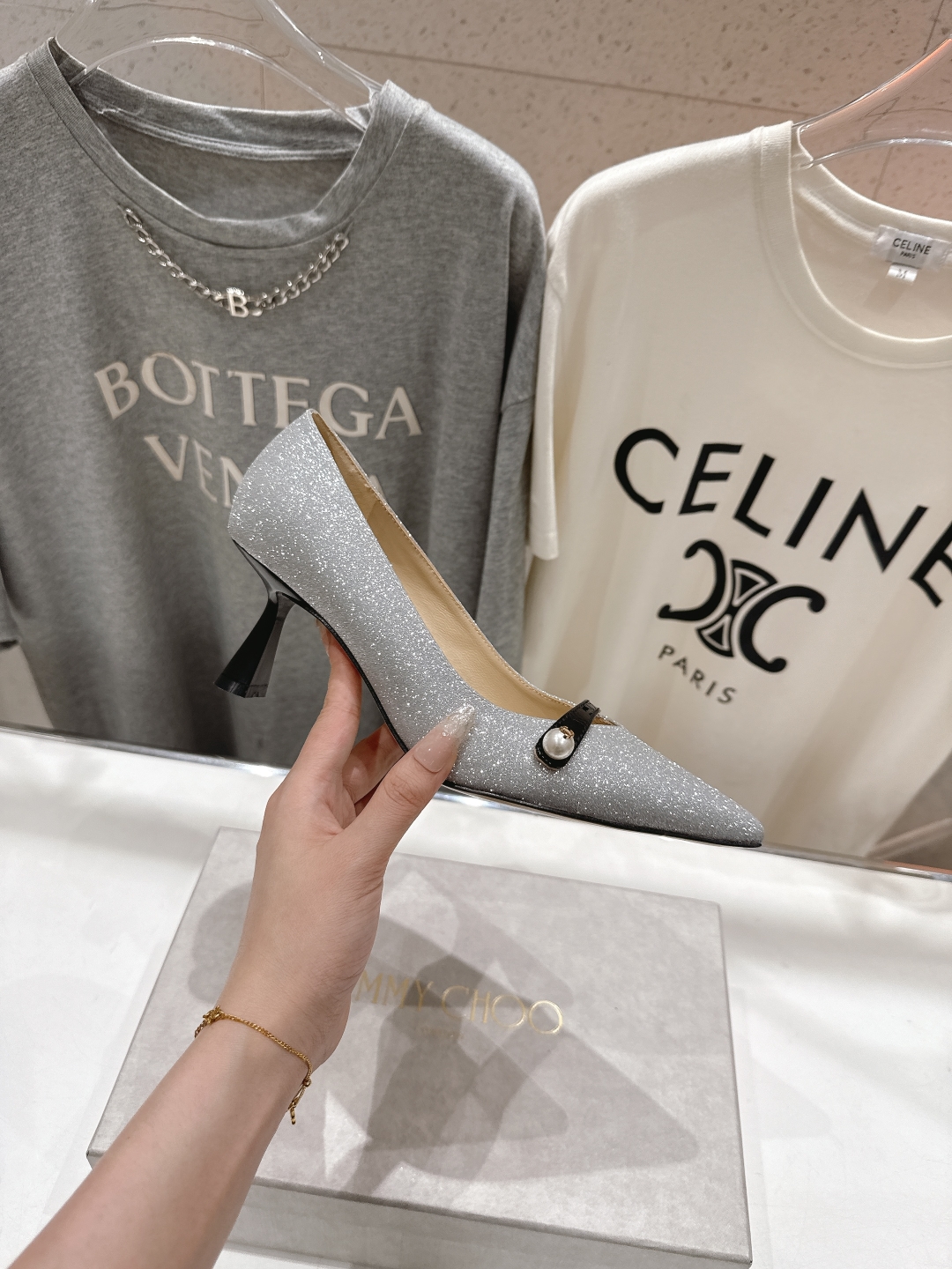 高版本出厂
  JIMMY CHOO*｜JC/吉米周2025ss夏季新款高跟鞋单鞋

原版套楦，完美的线