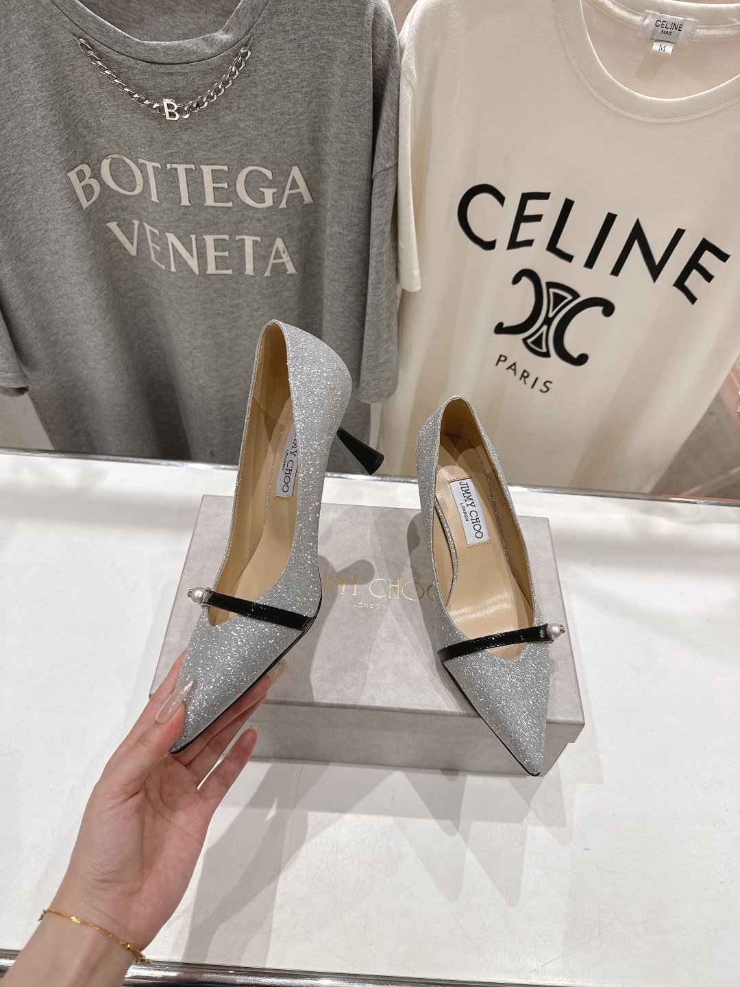 高版本出厂
  JIMMY CHOO*｜JC/吉米周2025ss夏季新款高跟鞋单鞋

原版套楦，完美的线