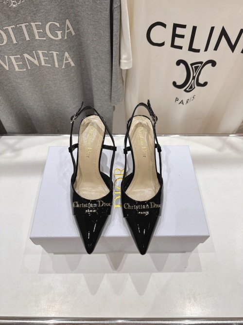 Dior 2025SS Pointed High Heels Sandals - Elegant Ankle Strap Fashion Shoes 1 Dior 2025SS Pointed High Heels Sandals - Elegant Ankle Strap Fashion Shoes