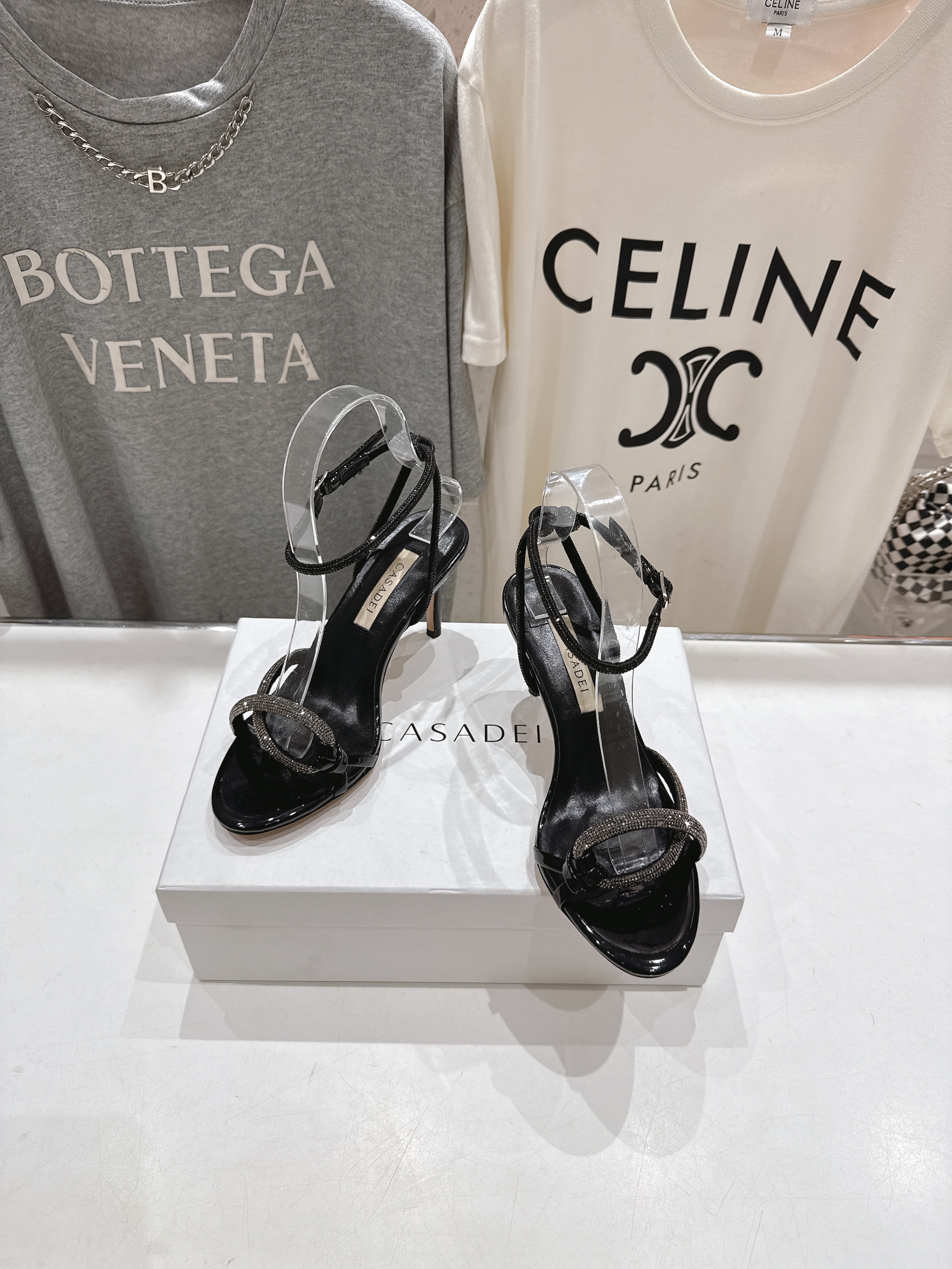 高版本出厂
  CASADEI｜卡桑帝 2025/ss 𝐧𝐞𝐰 夏季新品水晶钻高跟鞋凉鞋鞋
F/W25最