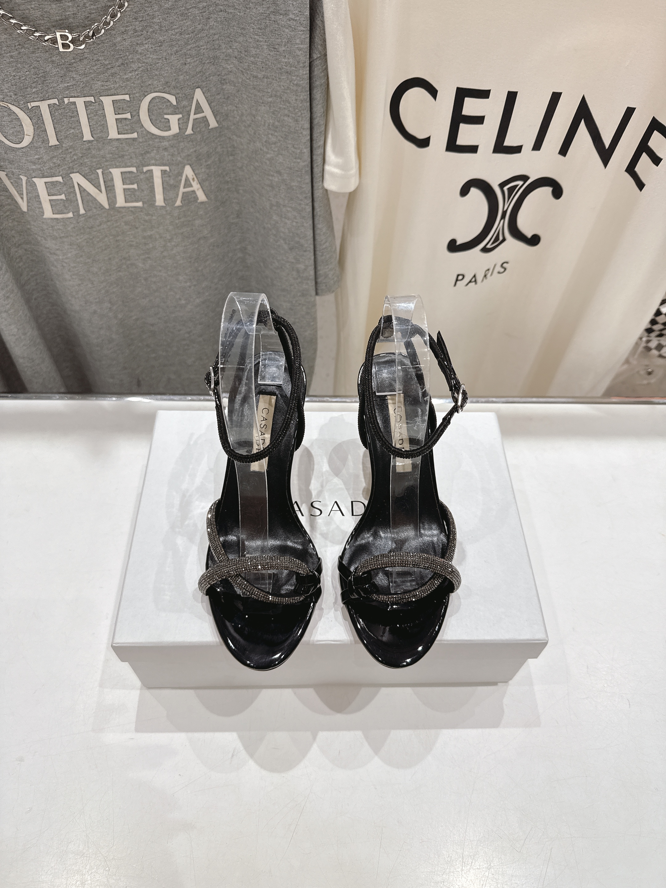 高版本出厂
  CASADEI｜卡桑帝 2025/ss 𝐧𝐞𝐰 夏季新品水晶钻高跟鞋凉鞋鞋
F/W25最