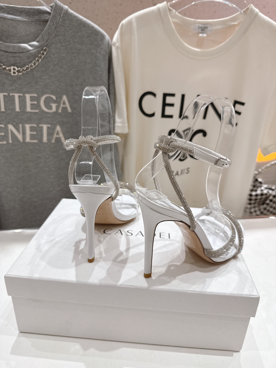 高版本出厂
  CASADEI｜卡桑帝 2025/ss 𝐧𝐞𝐰 夏季新品水晶钻高跟鞋凉鞋
F/W25最性