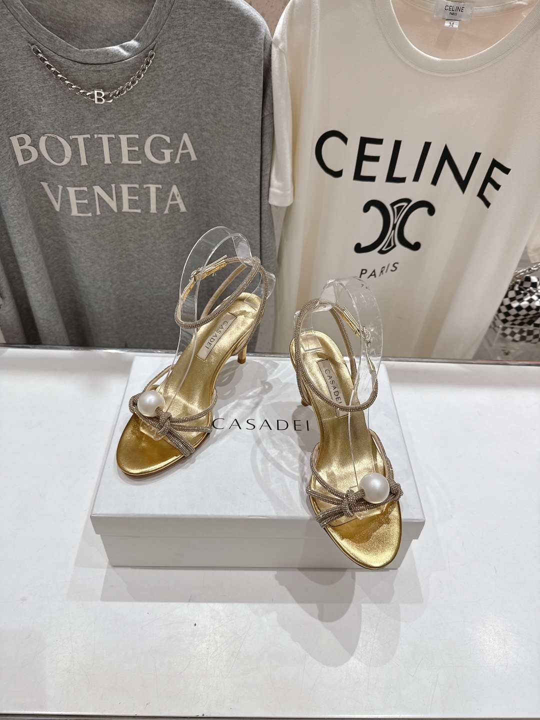 高版本出厂
  CASADEI｜卡桑帝 2025/ss 𝐧𝐞𝐰 夏季新品水晶钻高跟鞋凉鞋
F/W25最性