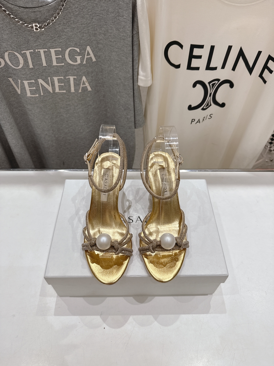 高版本出厂
  CASADEI｜卡桑帝 2025/ss 𝐧𝐞𝐰 夏季新品水晶钻高跟鞋凉鞋
F/W25最性