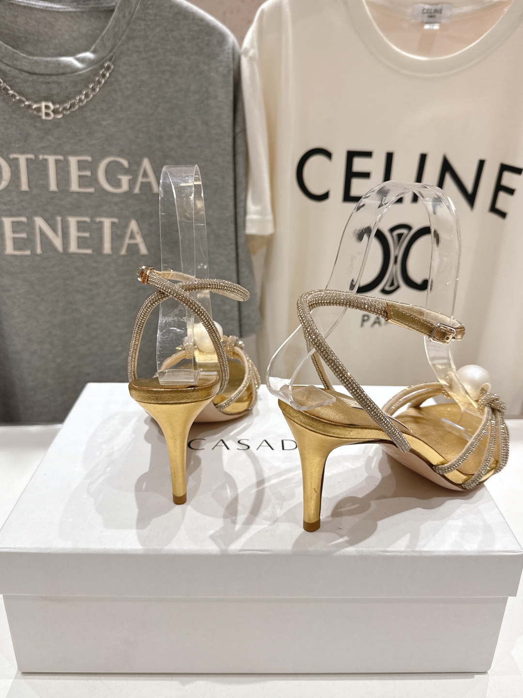 高版本出厂
  CASADEI｜卡桑帝 2025/ss 𝐧𝐞𝐰 夏季新品水晶钻高跟鞋凉鞋
F/W25最性