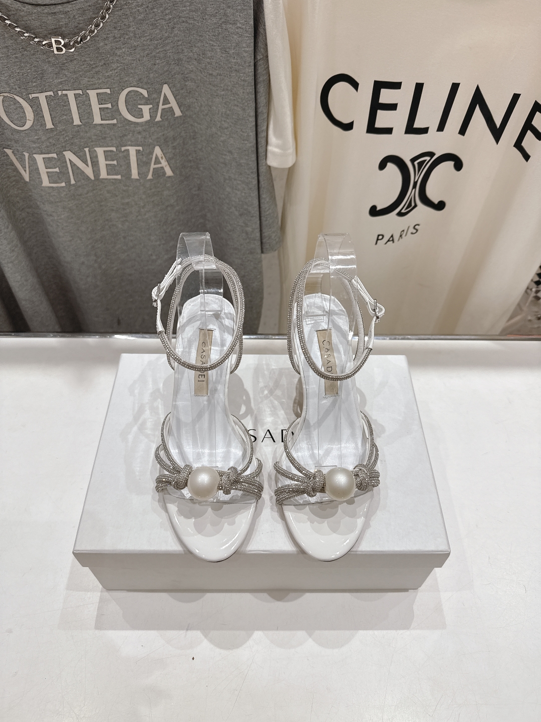高版本出厂
  CASADEI｜卡桑帝 2025/ss 𝐧𝐞𝐰 夏季新品水晶钻高跟鞋凉鞋
F/W25最性