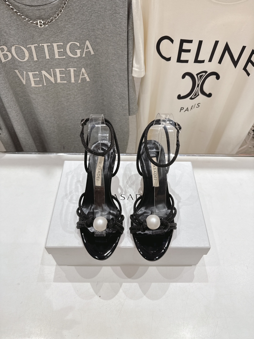 高版本出厂
  CASADEI｜卡桑帝 2025/ss 𝐧𝐞𝐰 夏季新品水晶钻高跟鞋凉鞋
F/W25最性