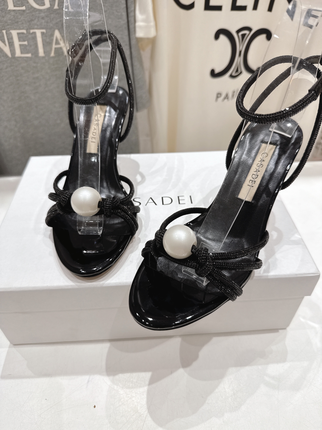 高版本出厂
  CASADEI｜卡桑帝 2025/ss 𝐧𝐞𝐰 夏季新品水晶钻高跟鞋凉鞋
F/W25最性