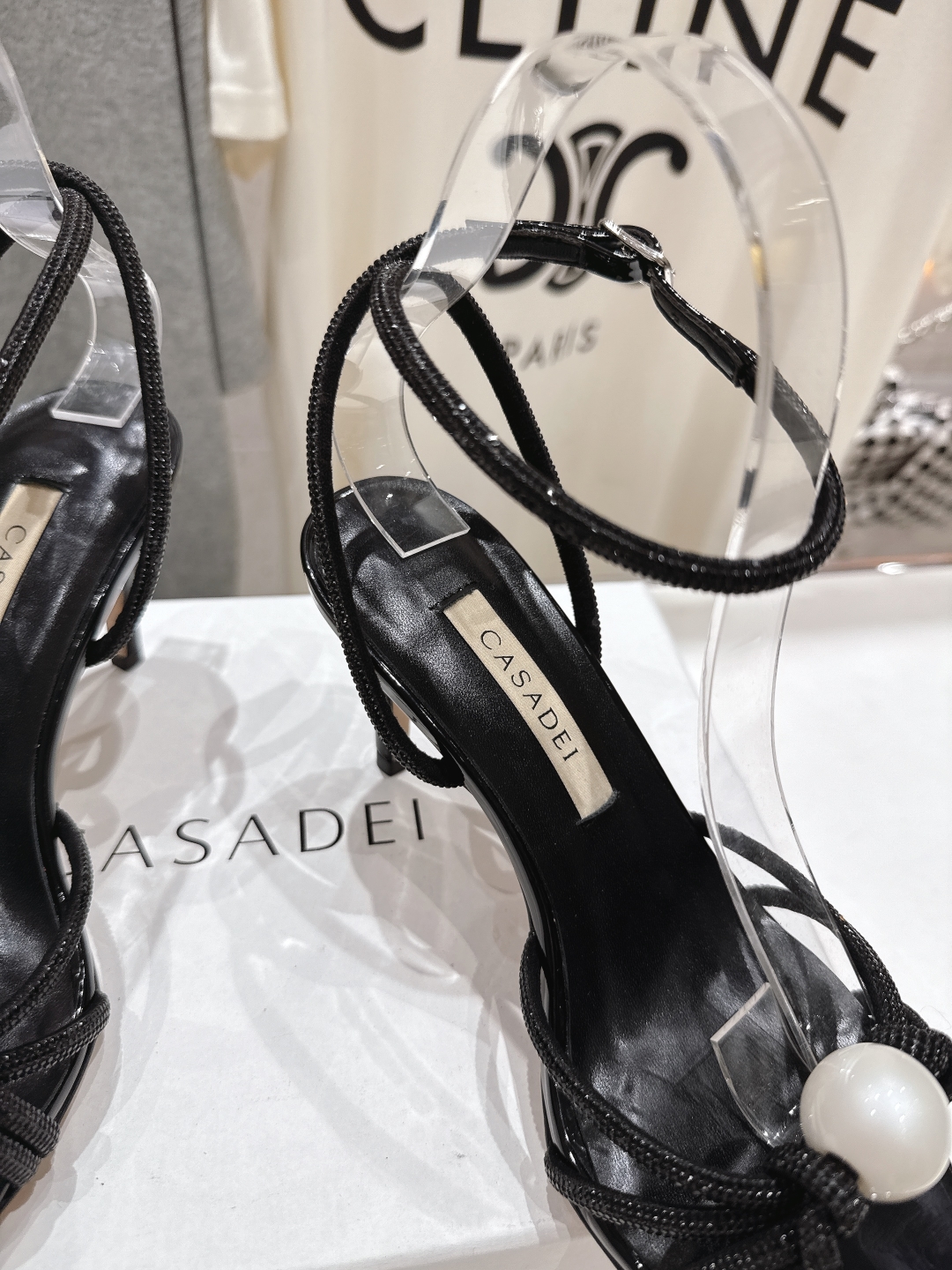 高版本出厂
  CASADEI｜卡桑帝 2025/ss 𝐧𝐞𝐰 夏季新品水晶钻高跟鞋凉鞋
F/W25最性