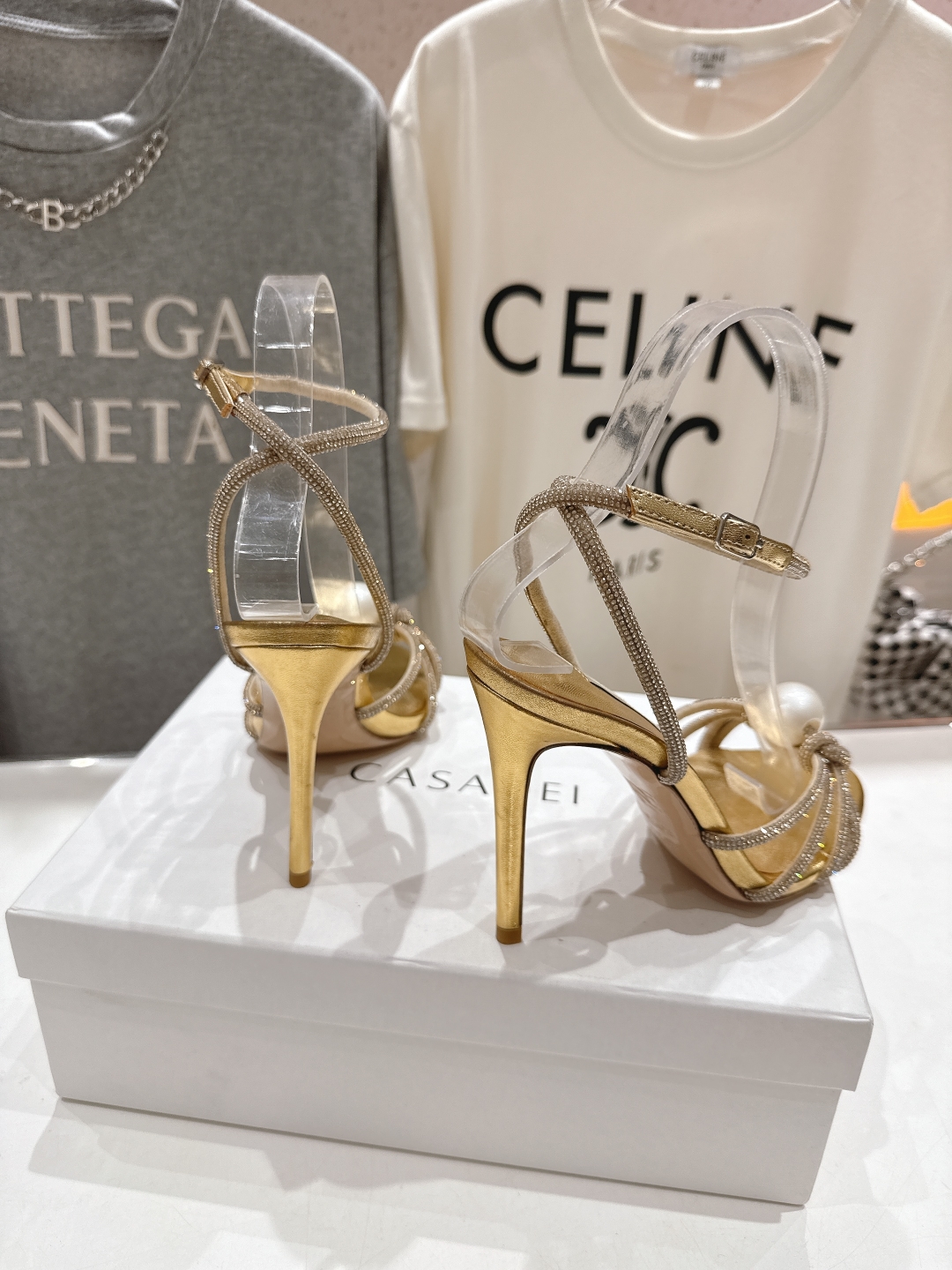高版本出厂
  CASADEI｜卡桑帝 2025/ss 𝐧𝐞𝐰 夏季新品水晶钻高跟鞋凉鞋
F/W25最性