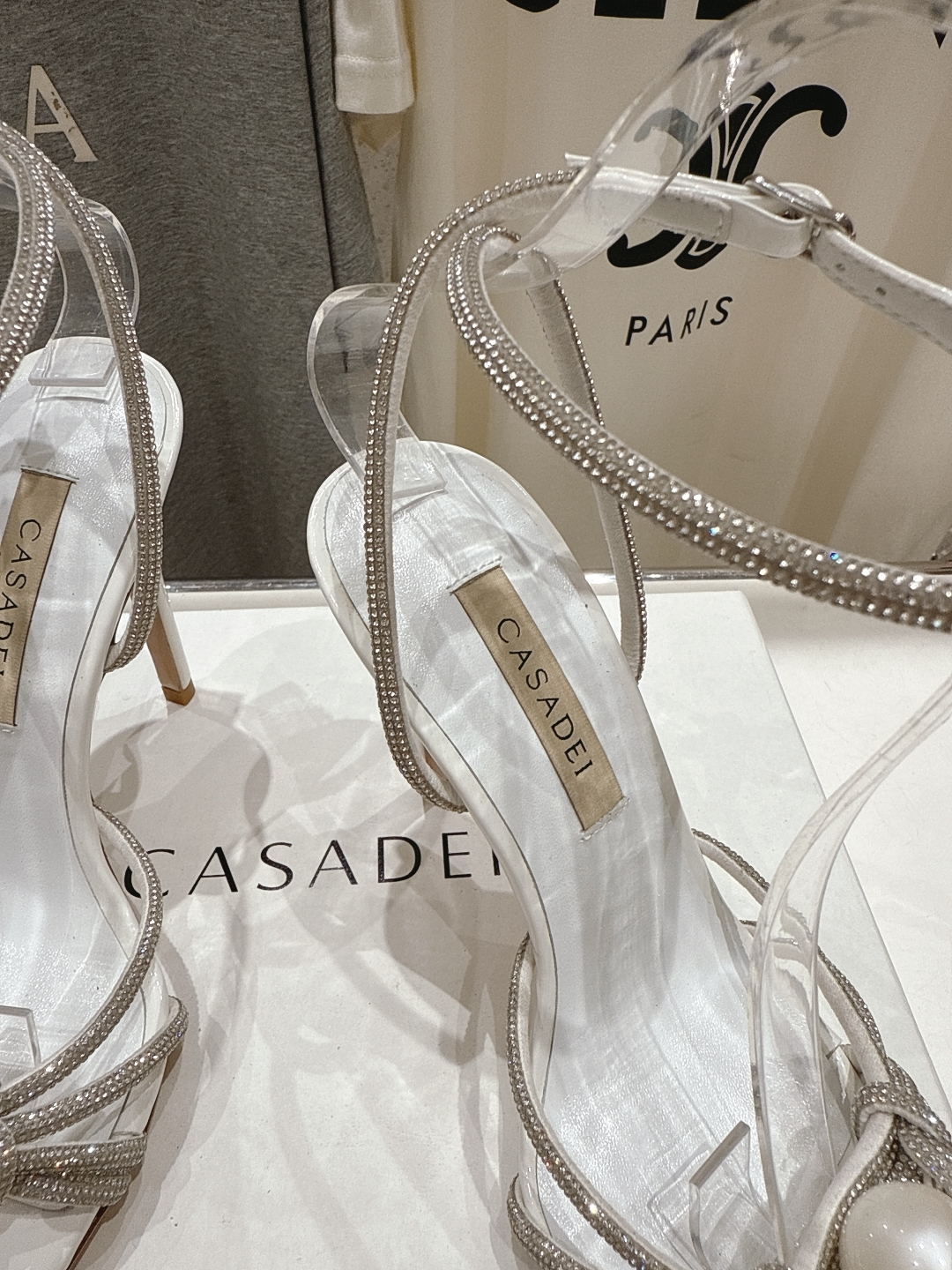高版本出厂
  CASADEI｜卡桑帝 2025/ss 𝐧𝐞𝐰 夏季新品水晶钻高跟鞋凉鞋
F/W25最性