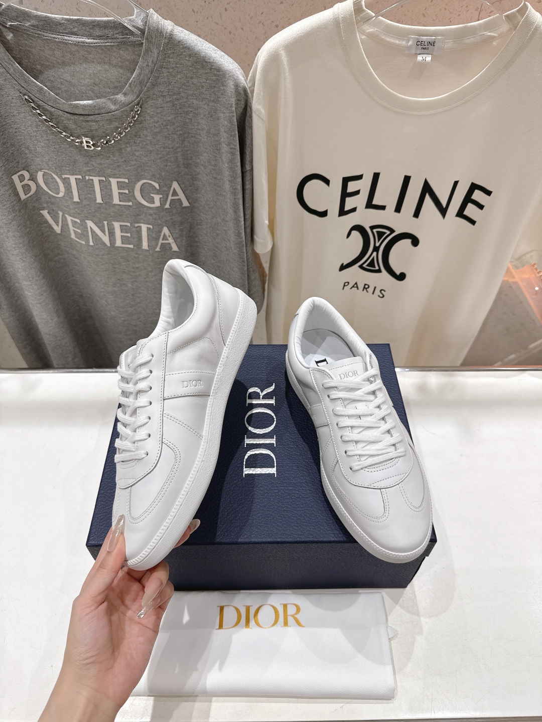 高版本出厂 
  Dior 迪奥D家2025ss系带新款学院风时尚休闲鞋德训鞋滑板鞋
原版购入开发做货，