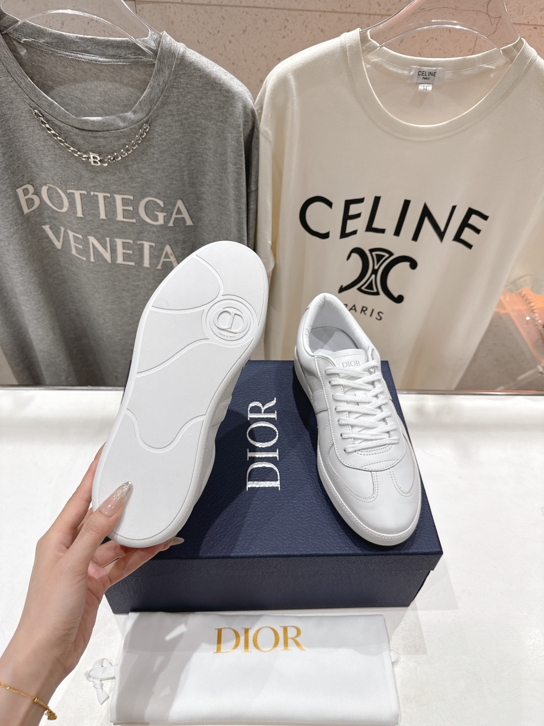 高版本出厂 
  Dior 迪奥D家2025ss系带新款学院风时尚休闲鞋德训鞋滑板鞋
原版购入开发做货，