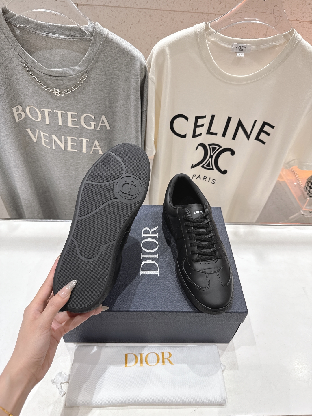 高版本出厂 
  Dior 迪奥D家2025ss系带新款学院风时尚休闲鞋德训鞋滑板鞋
原版购入开发做货，
