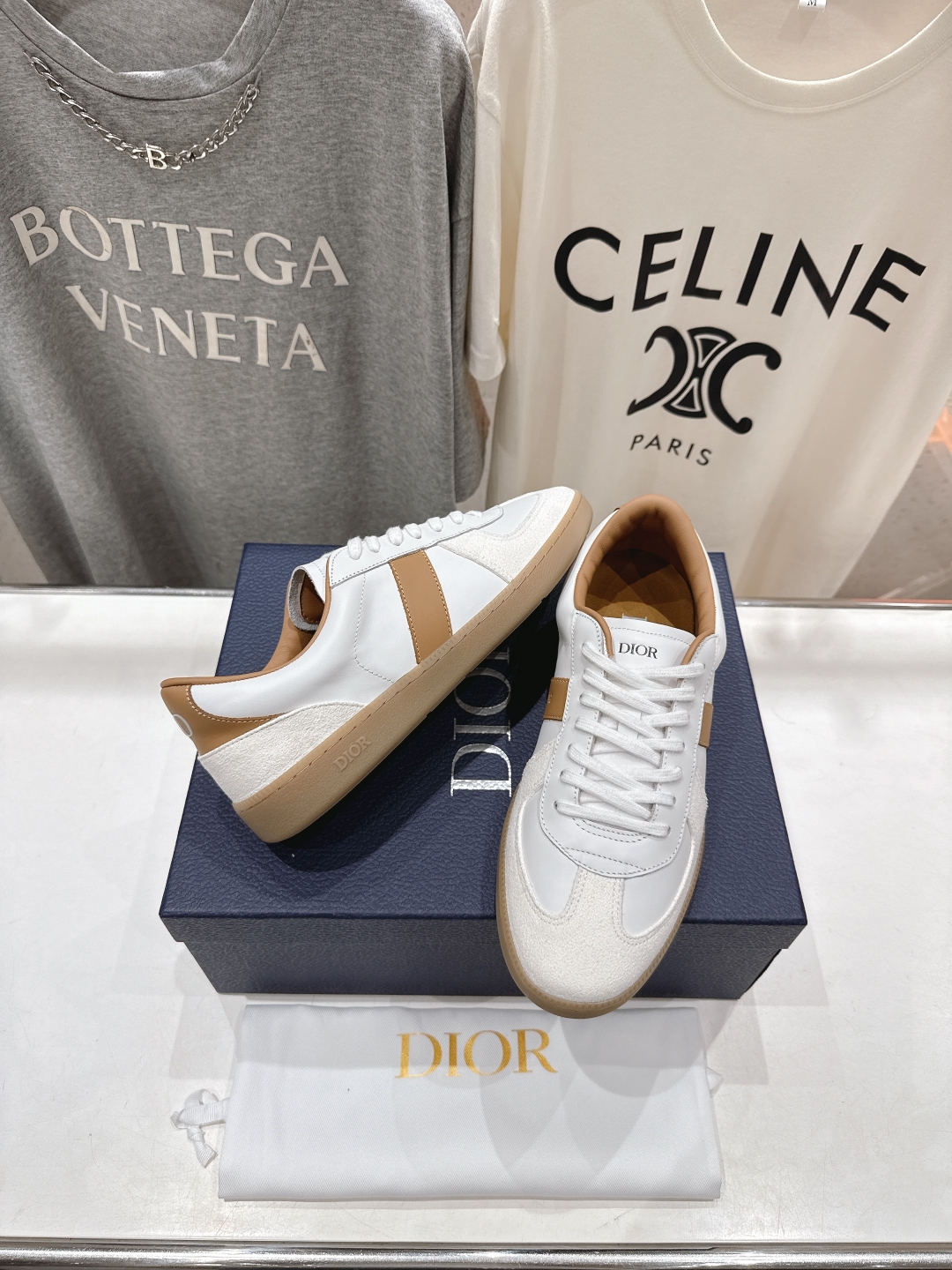 高版本出厂 
  Dior 迪奥D家2025ss系带新款学院风时尚休闲鞋德训鞋滑板鞋
原版购入开发做货，