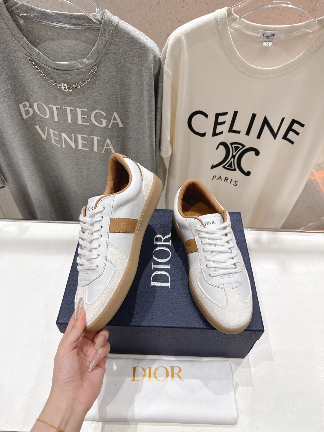 高版本出厂 
  Dior 迪奥D家2025ss系带新款学院风时尚休闲鞋德训鞋滑板鞋
原版购入开发做货，