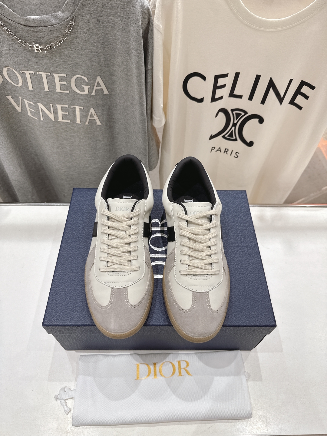 高版本出厂 
  Dior 迪奥D家2025ss系带新款学院风时尚休闲鞋德训鞋滑板鞋
原版购入开发做货，