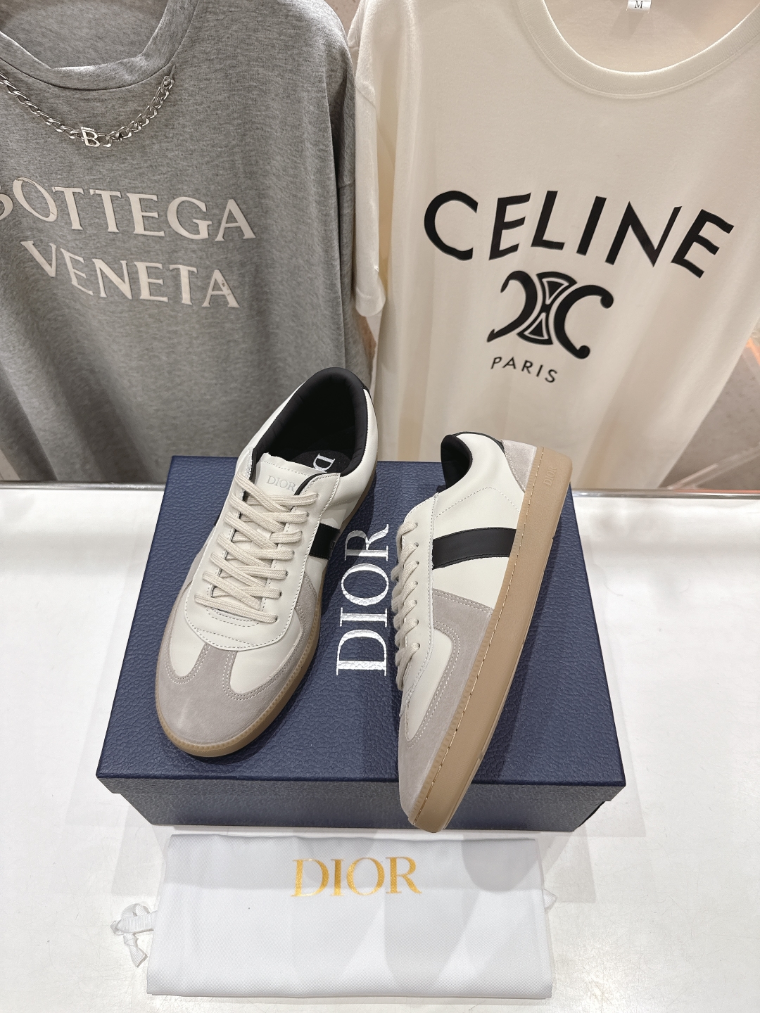 高版本出厂 
  Dior 迪奥D家2025ss系带新款学院风时尚休闲鞋德训鞋滑板鞋
原版购入开发做货，