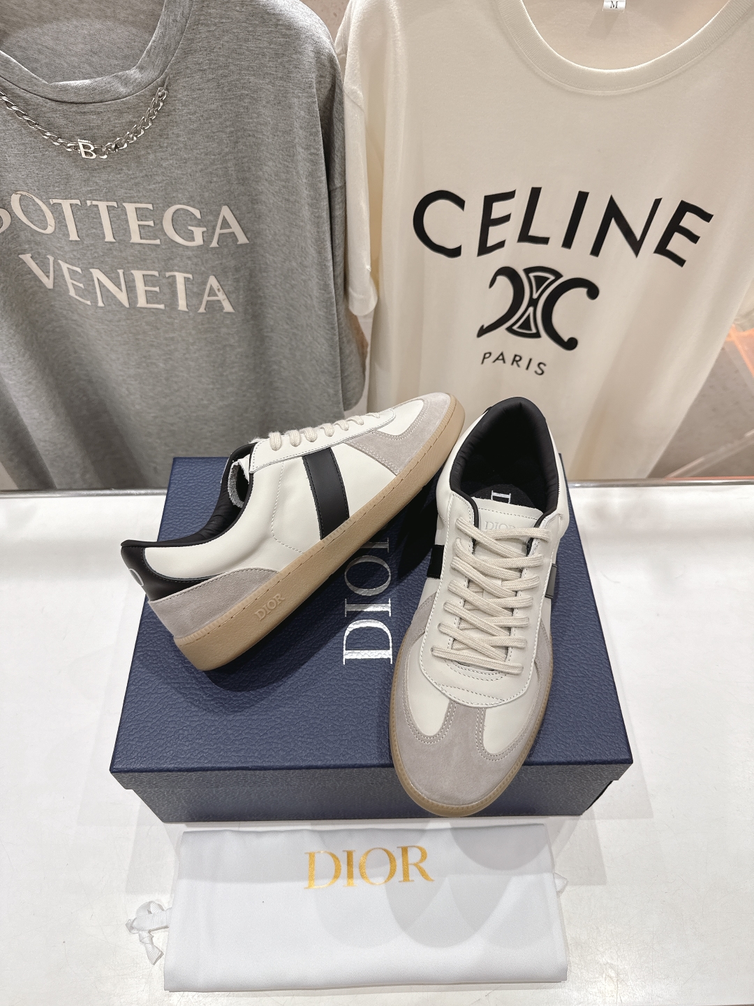 高版本出厂 
  Dior 迪奥D家2025ss系带新款学院风时尚休闲鞋德训鞋滑板鞋
原版购入开发做货，
