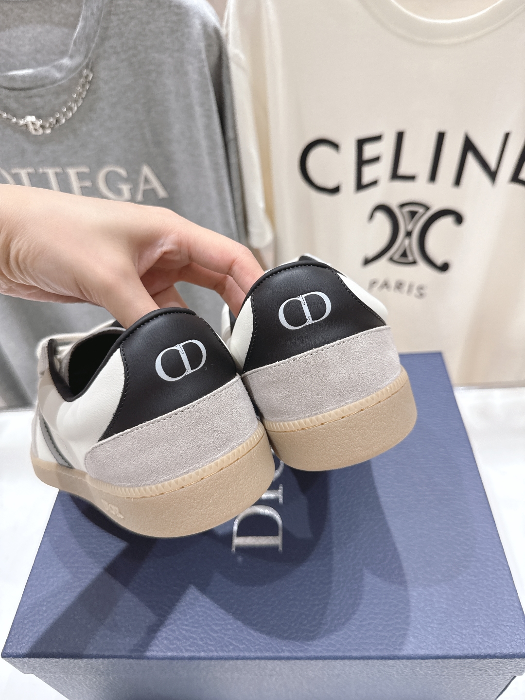 高版本出厂 
  Dior 迪奥D家2025ss系带新款学院风时尚休闲鞋德训鞋滑板鞋
原版购入开发做货，