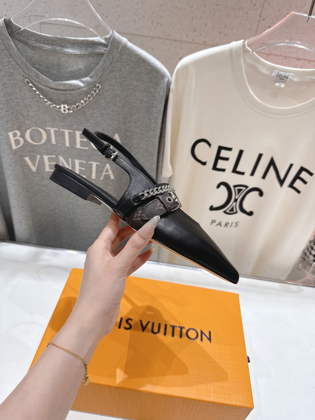 高版本出厂
  Louis Vuitton ss25 new arrival LV驴牌春夏系列新款尖头平