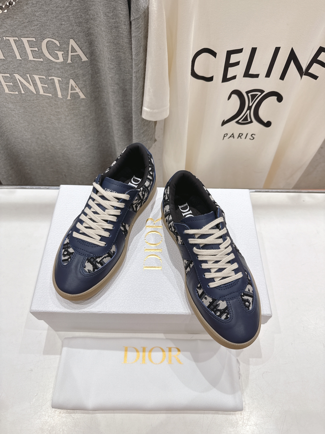 高版本出厂 
  Dior 迪奥D家2025ss系带新款学院风时尚休闲鞋德训鞋滑板鞋
原版购入开发做货，