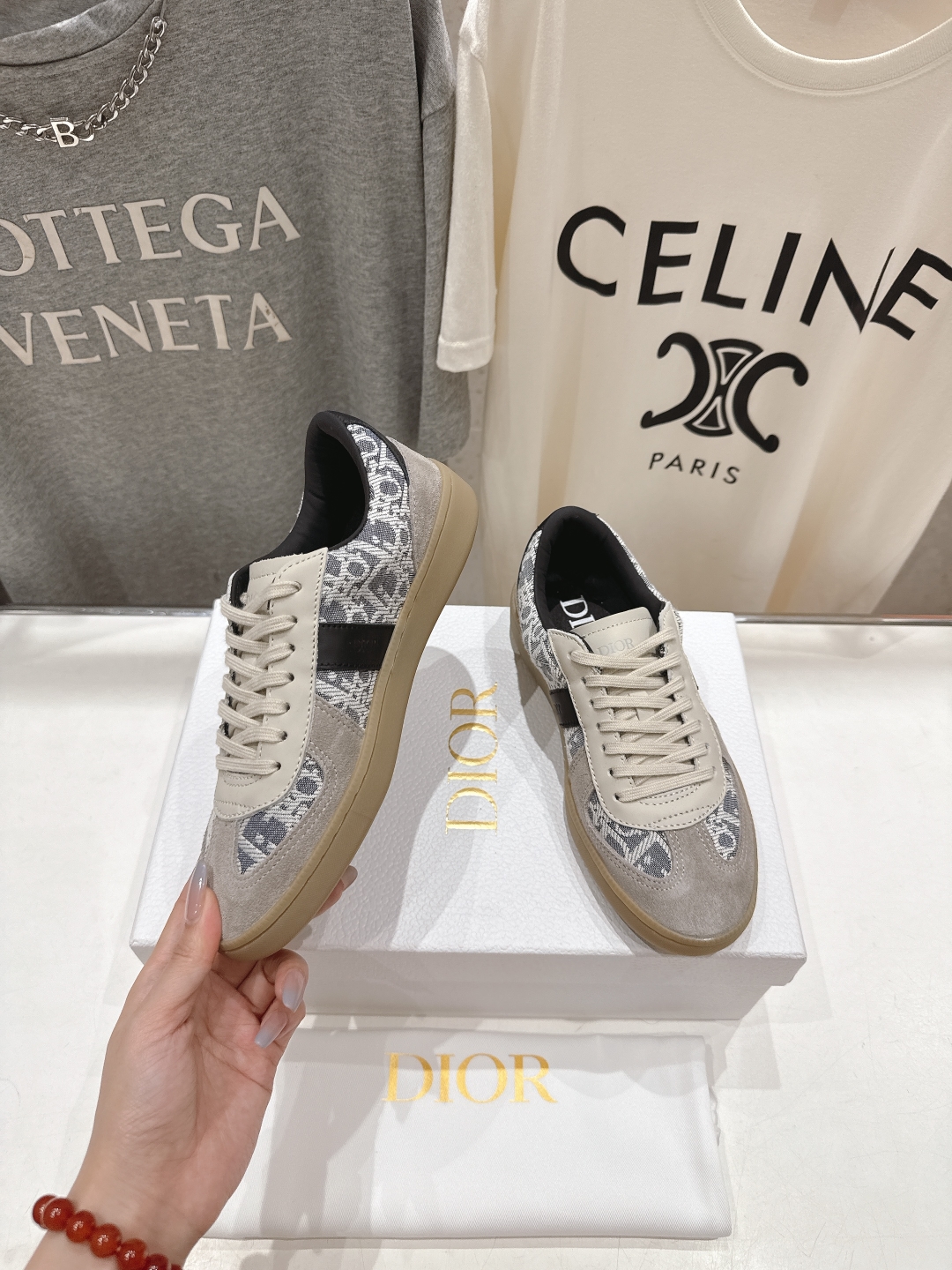 高版本出厂 
  Dior 迪奥D家2025ss系带新款学院风时尚休闲鞋德训鞋滑板鞋
原版购入开发做货，