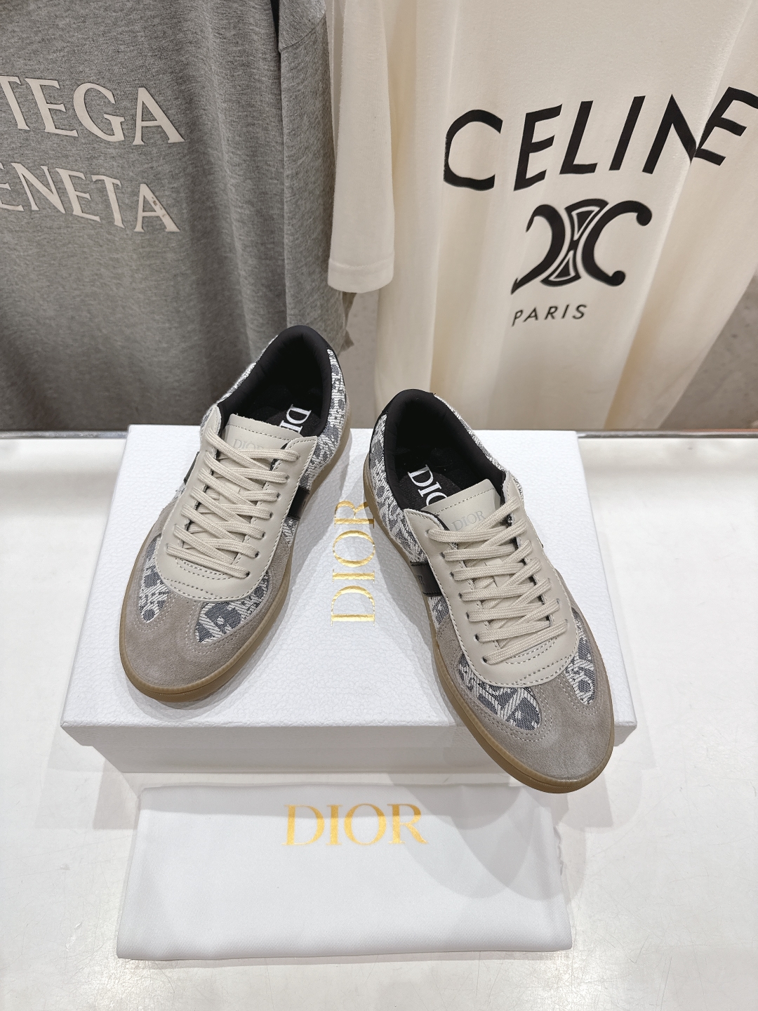 高版本出厂 
  Dior 迪奥D家2025ss系带新款学院风时尚休闲鞋德训鞋滑板鞋
原版购入开发做货，