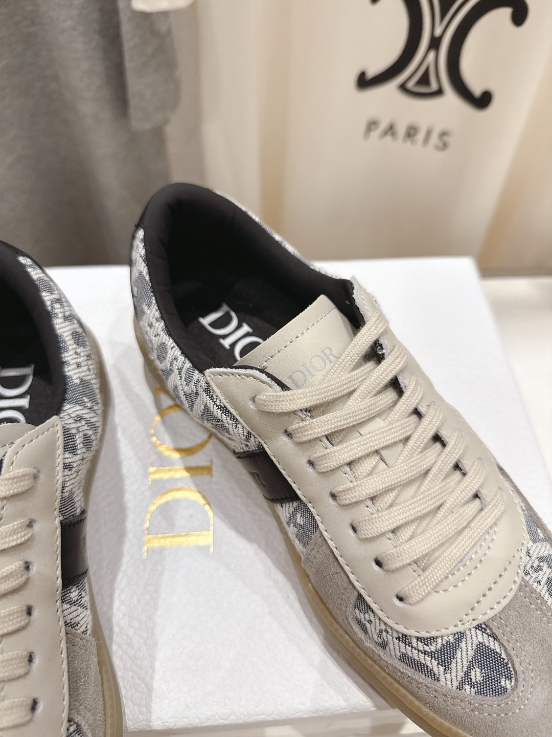高版本出厂 
  Dior 迪奥D家2025ss系带新款学院风时尚休闲鞋德训鞋滑板鞋
原版购入开发做货，
