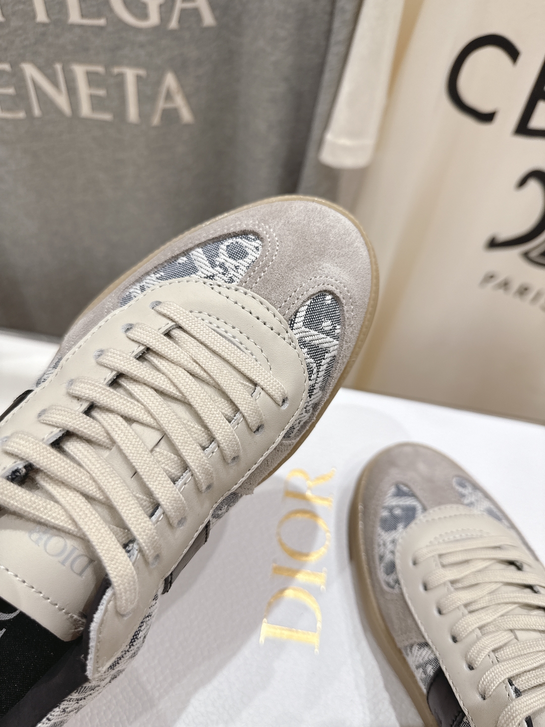 高版本出厂 
  Dior 迪奥D家2025ss系带新款学院风时尚休闲鞋德训鞋滑板鞋
原版购入开发做货，