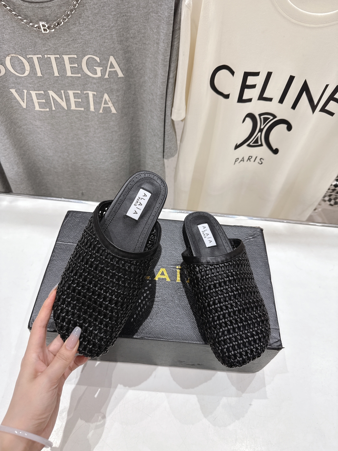 Alaia Inspired Mesh Ballet Flats: Chic & Comfortable Women's Shoes 5 cmp a1750596549869 3454