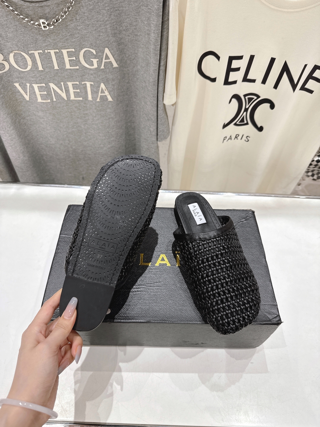 Alaia Inspired Mesh Ballet Flats: Chic & Comfortable Women's Shoes 10 cmp a1750596553185 3262