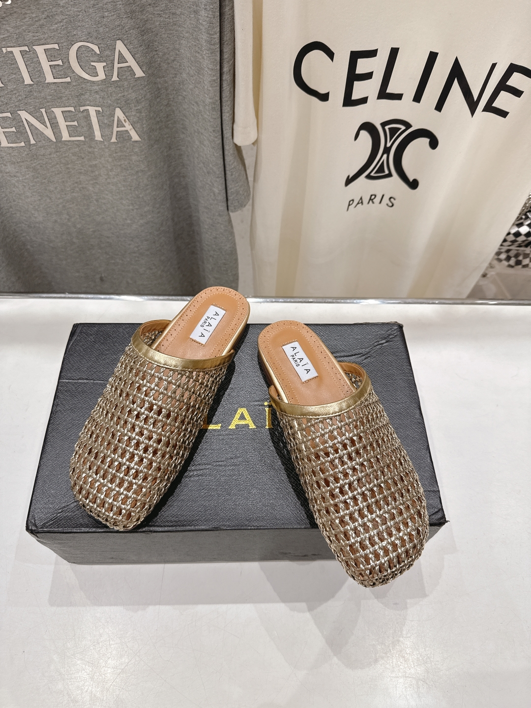 Alaia Inspired Mesh Ballet Flats - Chic, Comfortable, and Versatile 3 cmp a1750596678510 0827