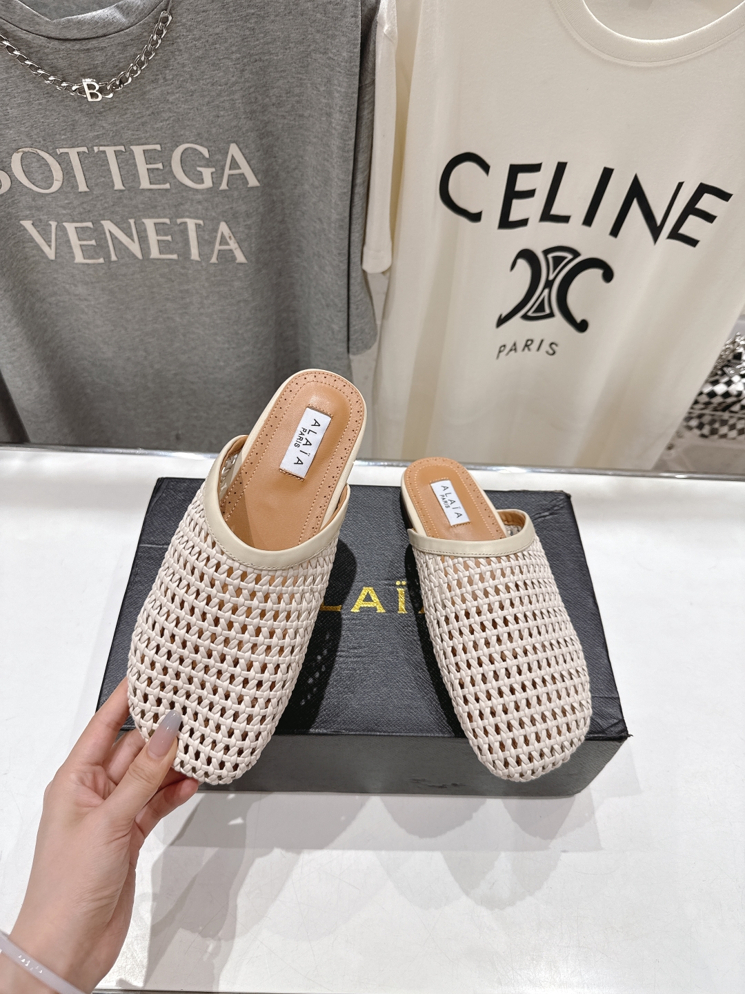 Alaia Inspired Mesh Ballet Flats - Chic & Comfortable Women's Shoes 5 cmp a1750596733143 8605