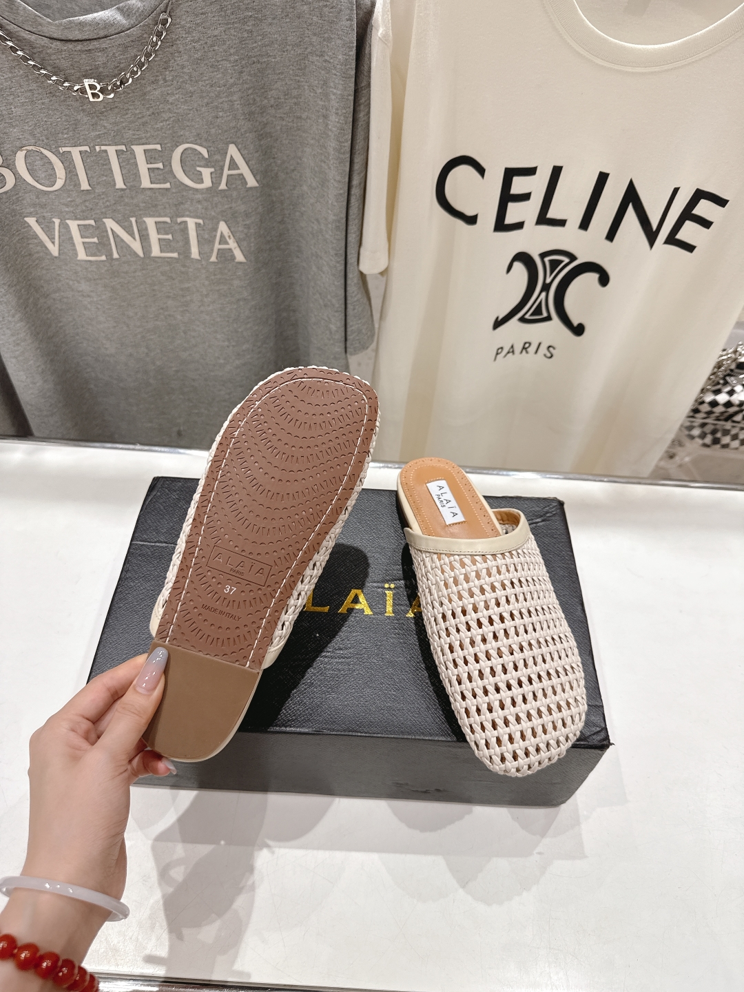 Alaia Inspired Mesh Ballet Flats - Chic & Comfortable Women's Shoes 10 cmp a1750596736814 8132