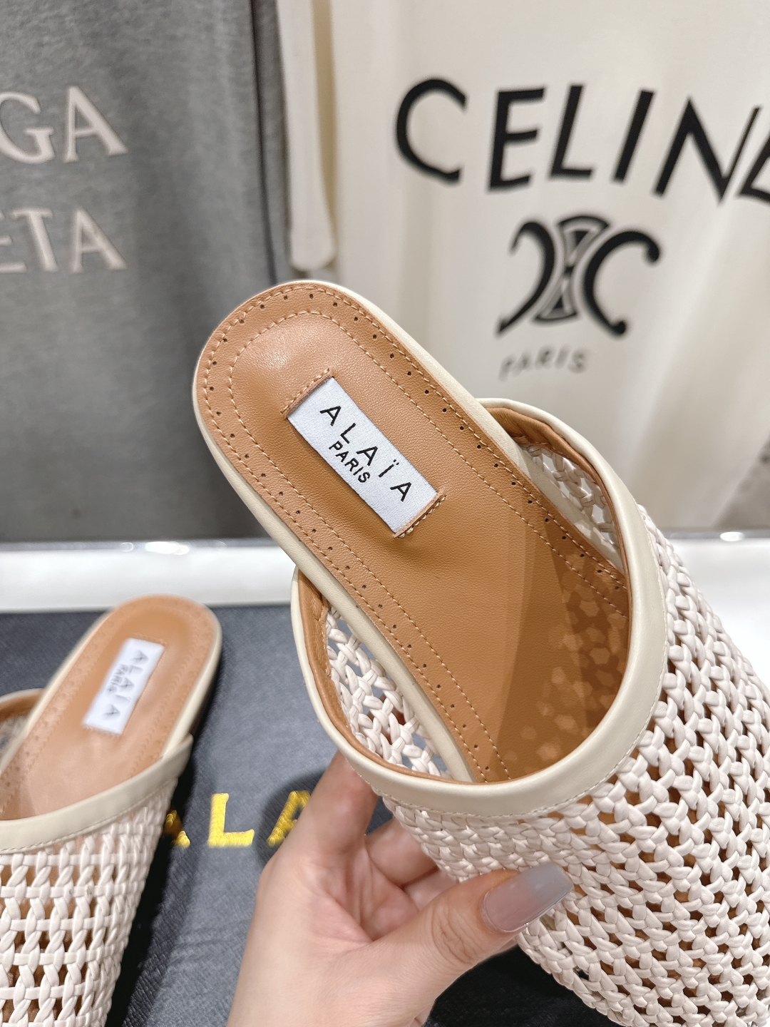 Alaia Inspired Mesh Ballet Flats - Chic & Comfortable Women's Shoes 7 cmp a1750596736815 7774