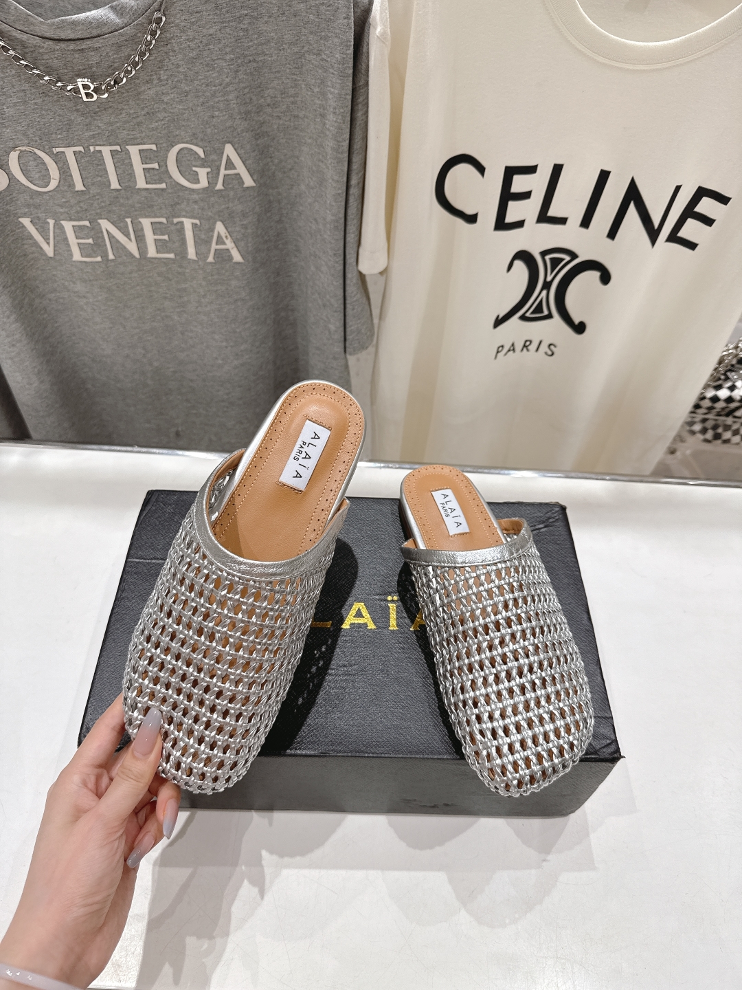 Alaia Inspired Mesh Ballet Flats - Chic, Comfortable, and Versatile Style 5 cmp a1750596808142 8248