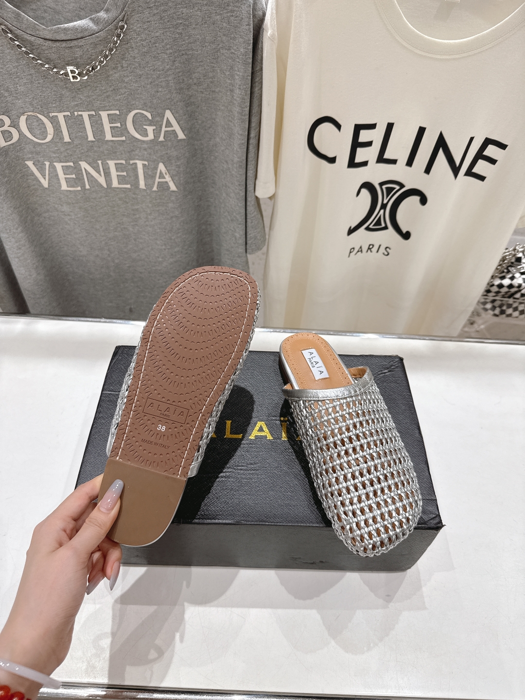 Alaia Inspired Mesh Ballet Flats - Chic, Comfortable, and Versatile Style 10 cmp a1750596811656 3115