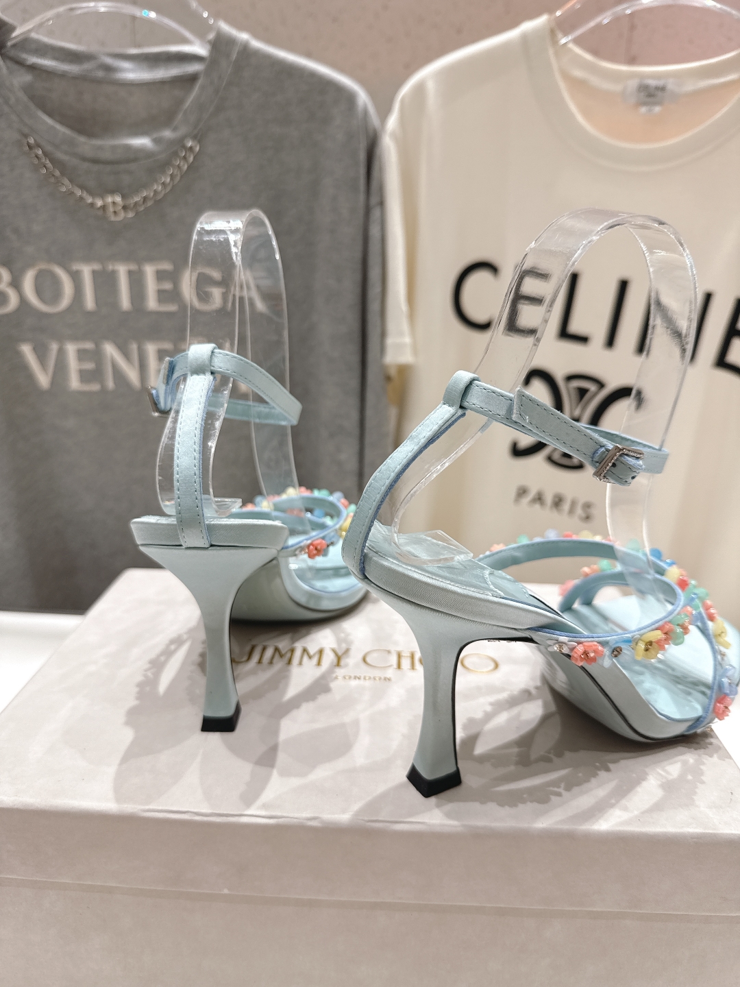 高版本出厂
  JIMMY CHOO*｜JC/吉米周2025ss新款简约仙女风高跟鞋凉鞋

原版套楦，完