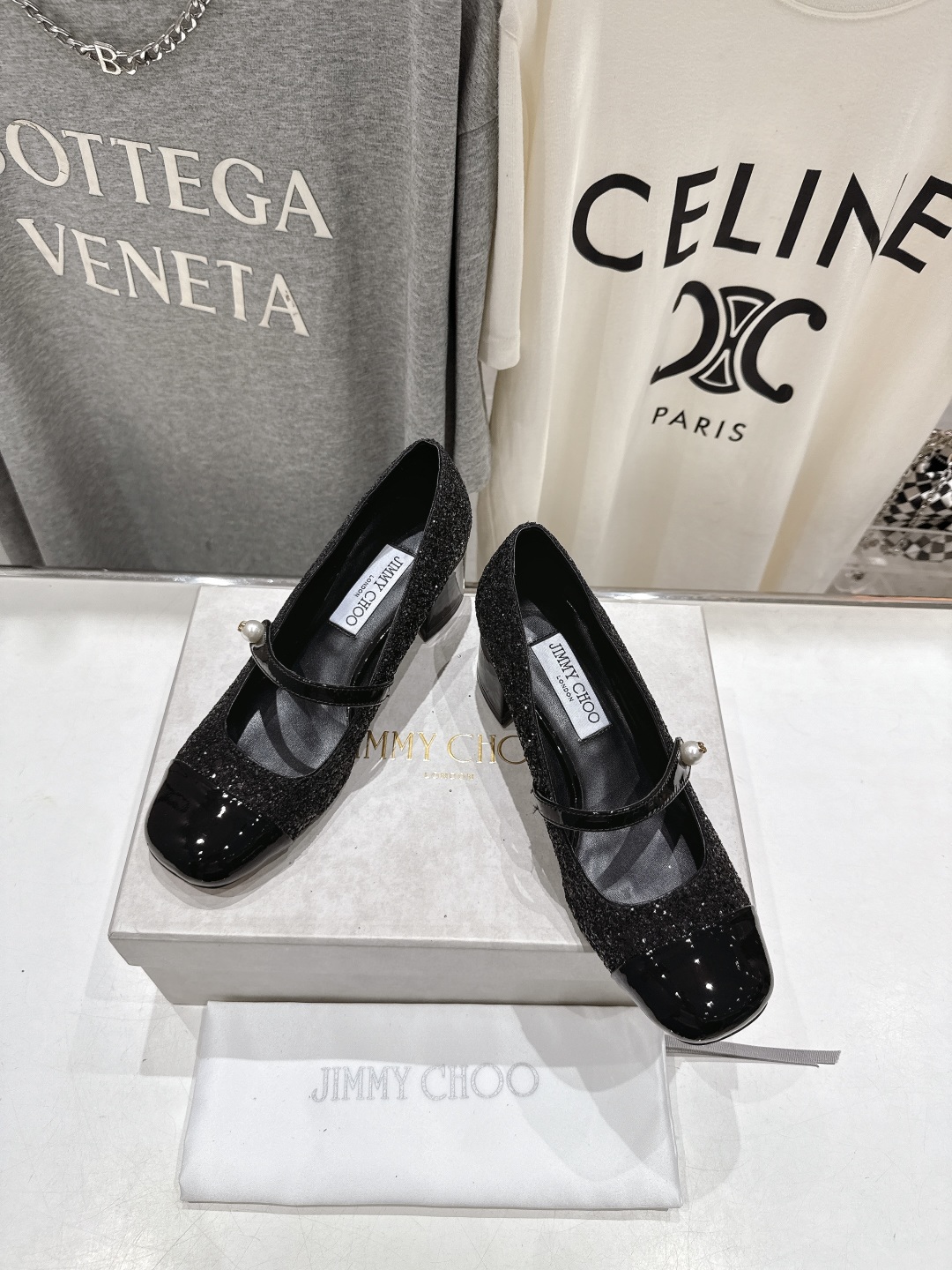 高版本出厂
  JIMMY CHOO｜JC/吉米周2025ss新款简约玛丽珍高跟鞋单鞋

原版套楦，完美