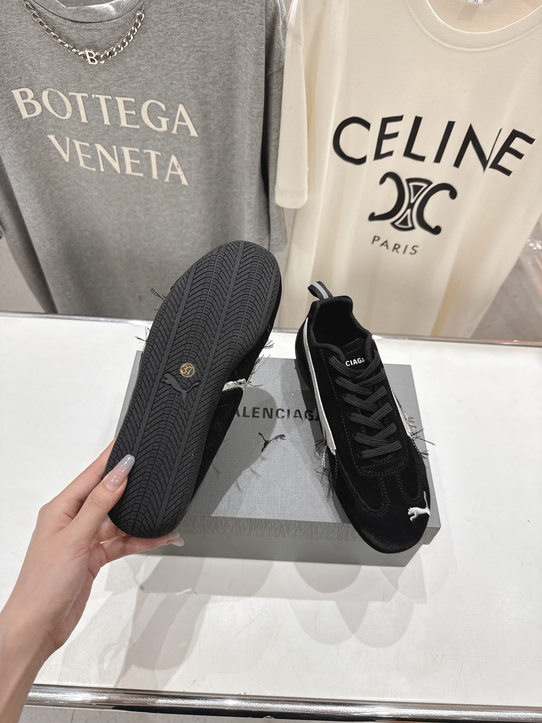 顶级版本 莞货 
Balenciaga x Puma彪马最新联名情侣款德训鞋休闲运动鞋
🔥🔥balenc