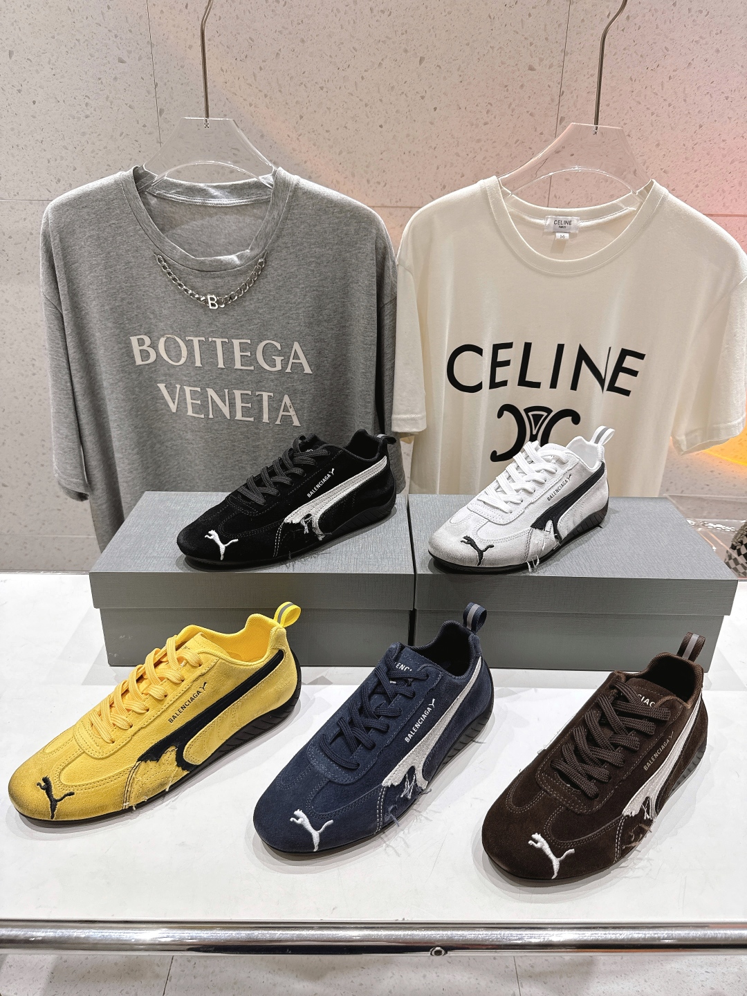 顶级版本 莞货 
Balenciaga x Puma彪马最新联名情侣款德训鞋休闲运动鞋
🔥🔥balenc