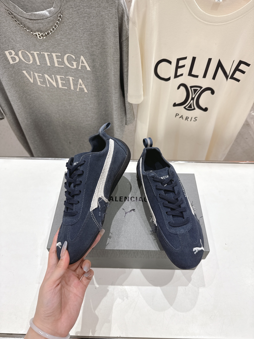 顶级版本 莞货 
Balenciaga x Puma彪马最新联名情侣款德训鞋休闲运动鞋
🔥🔥balenc