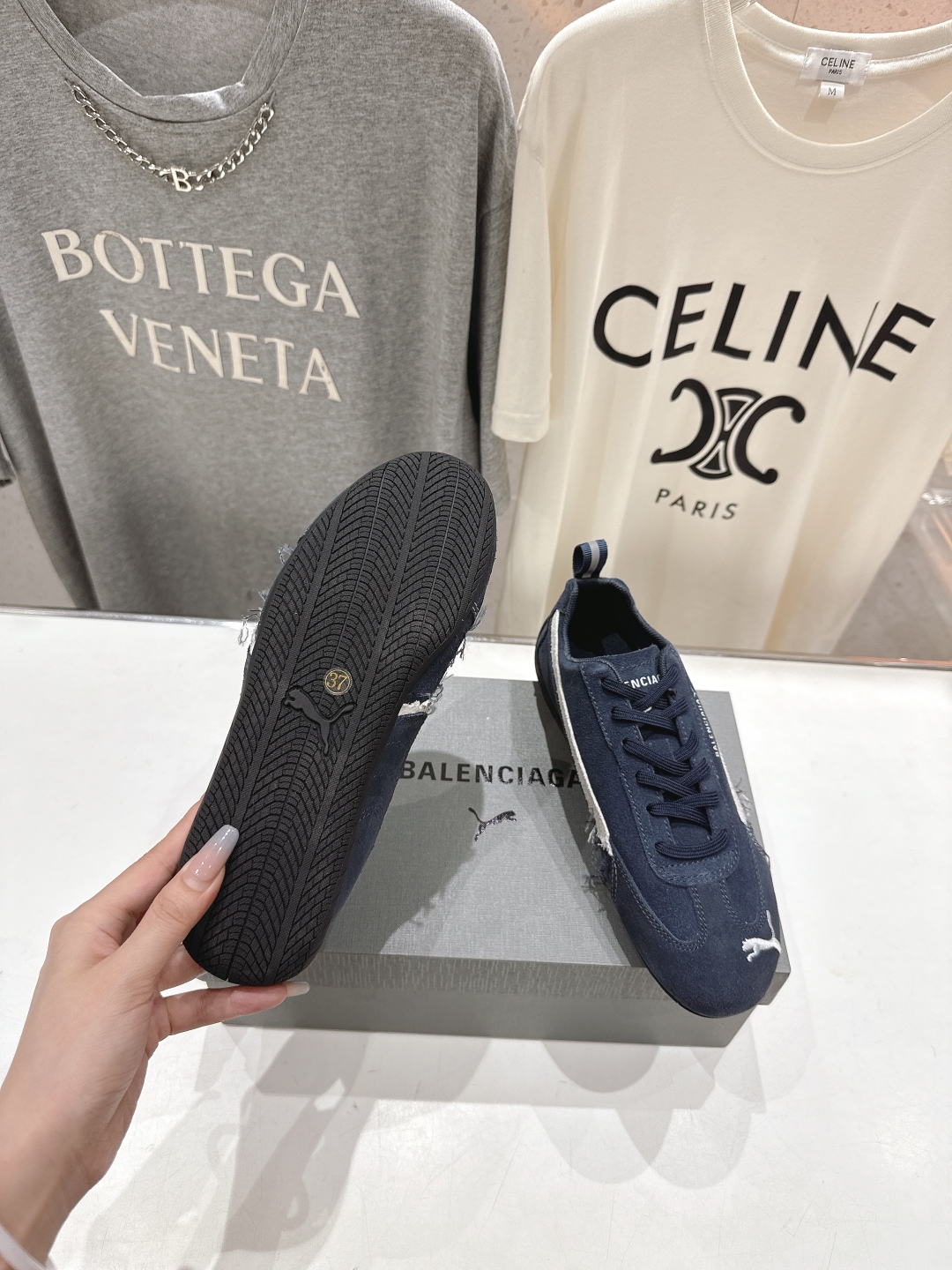 顶级版本 莞货 
Balenciaga x Puma彪马最新联名情侣款德训鞋休闲运动鞋
🔥🔥balenc