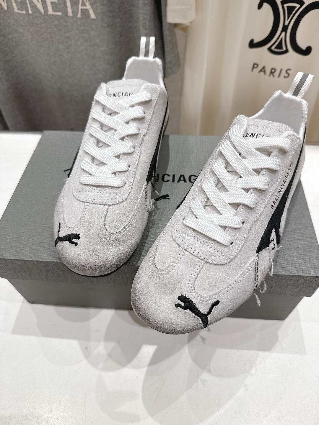 顶级版本 莞货 
Balenciaga x Puma彪马最新联名情侣款德训鞋休闲运动鞋
🔥🔥balenc