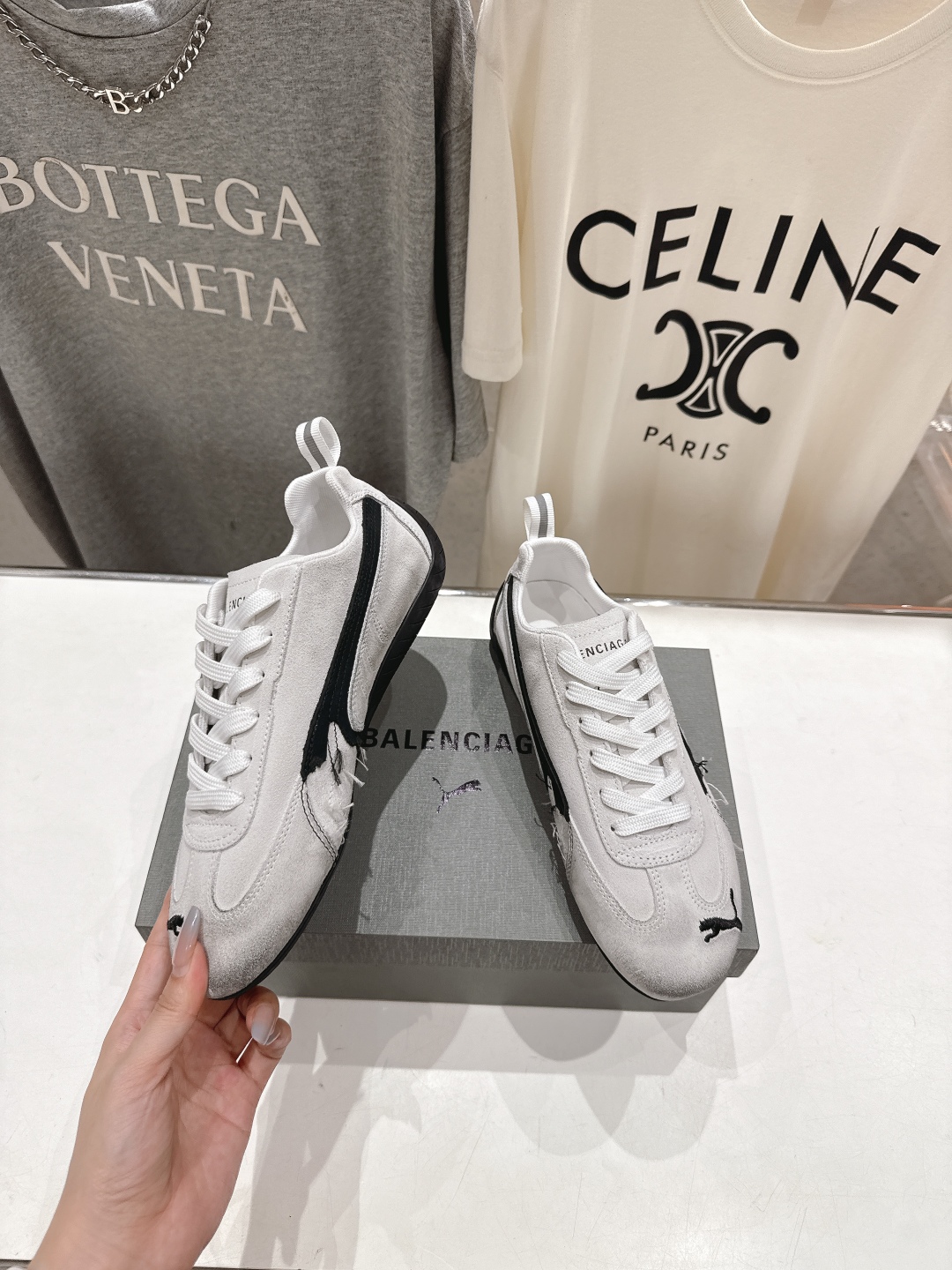 顶级版本 莞货 
Balenciaga x Puma彪马最新联名情侣款德训鞋休闲运动鞋
🔥🔥balenc