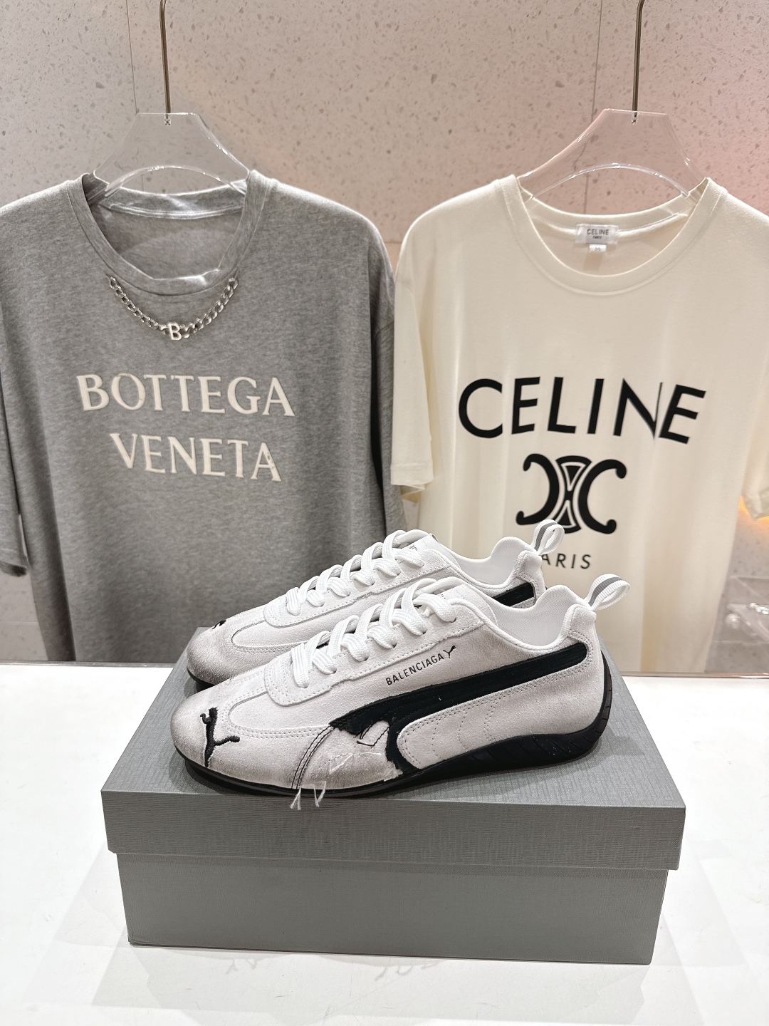 顶级版本 莞货 
Balenciaga x Puma彪马最新联名情侣款德训鞋休闲运动鞋
🔥🔥balenc