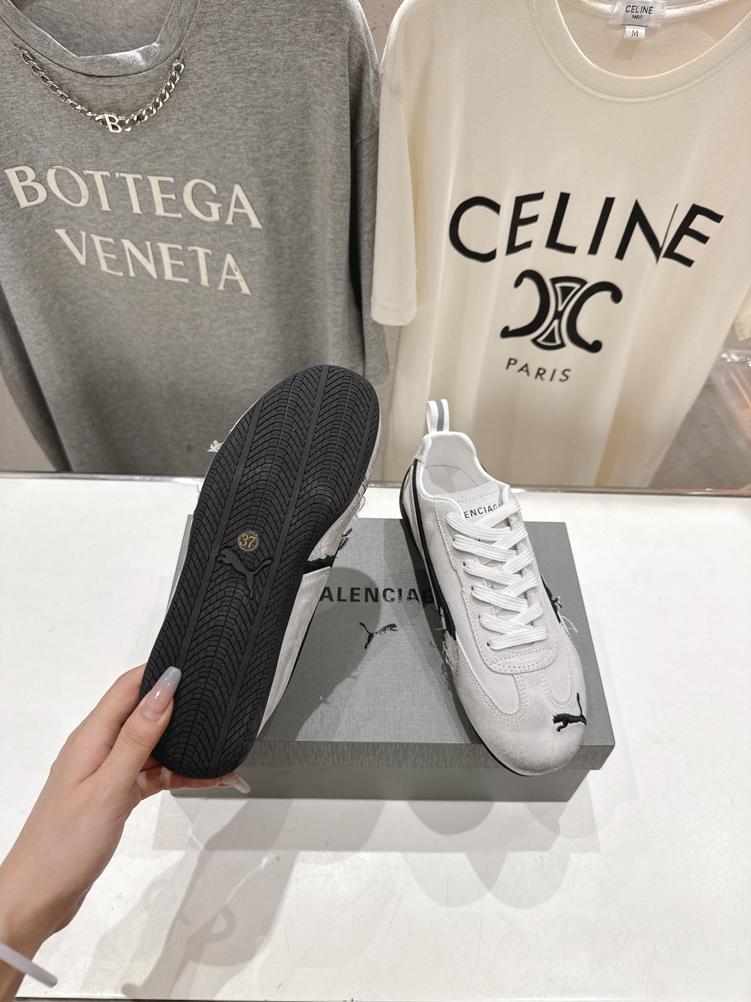 顶级版本 莞货 
Balenciaga x Puma彪马最新联名情侣款德训鞋休闲运动鞋
🔥🔥balenc