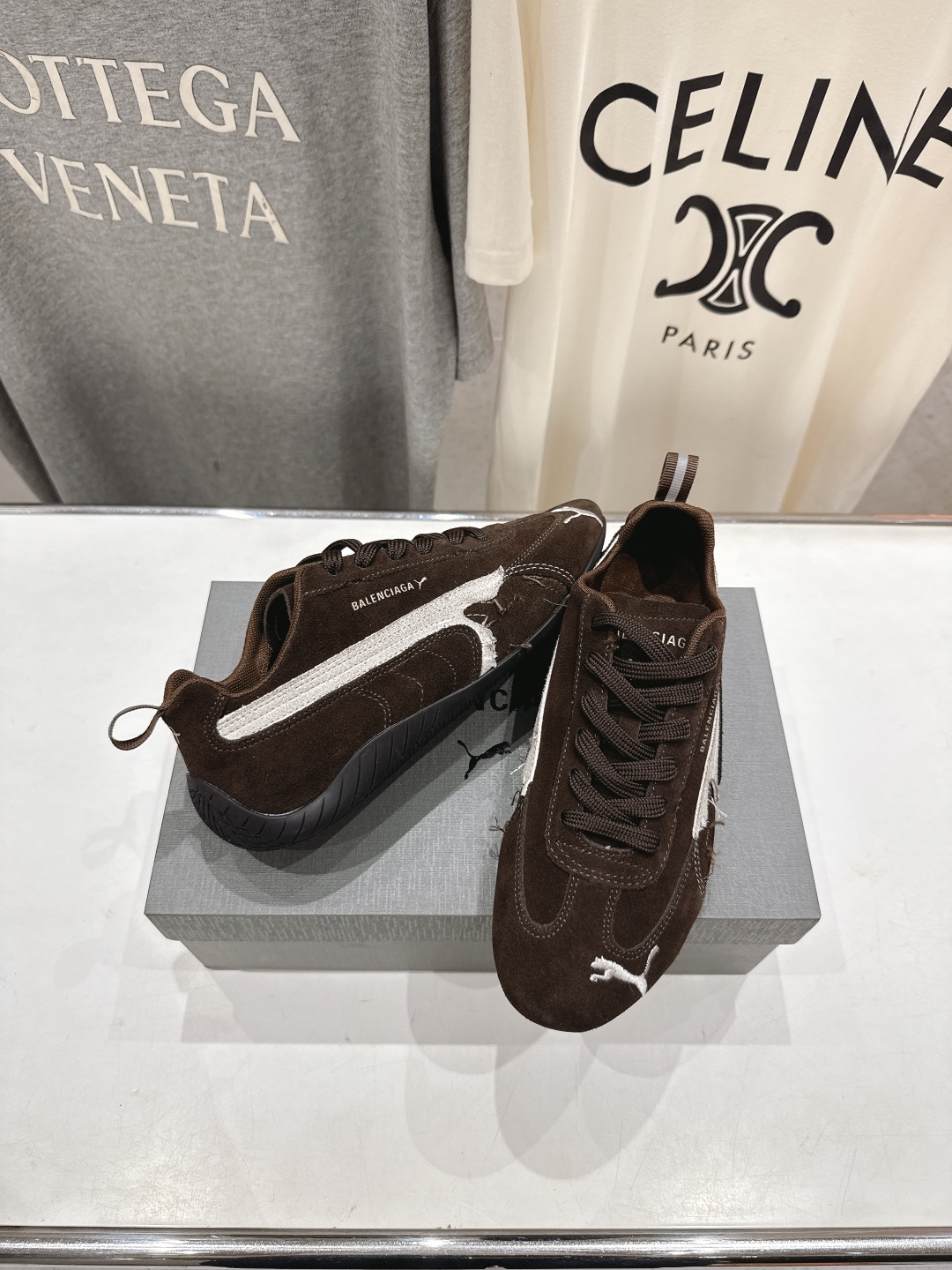 顶级版本 莞货 
Balenciaga x Puma彪马最新联名情侣款德训鞋休闲运动鞋
🔥🔥balenc