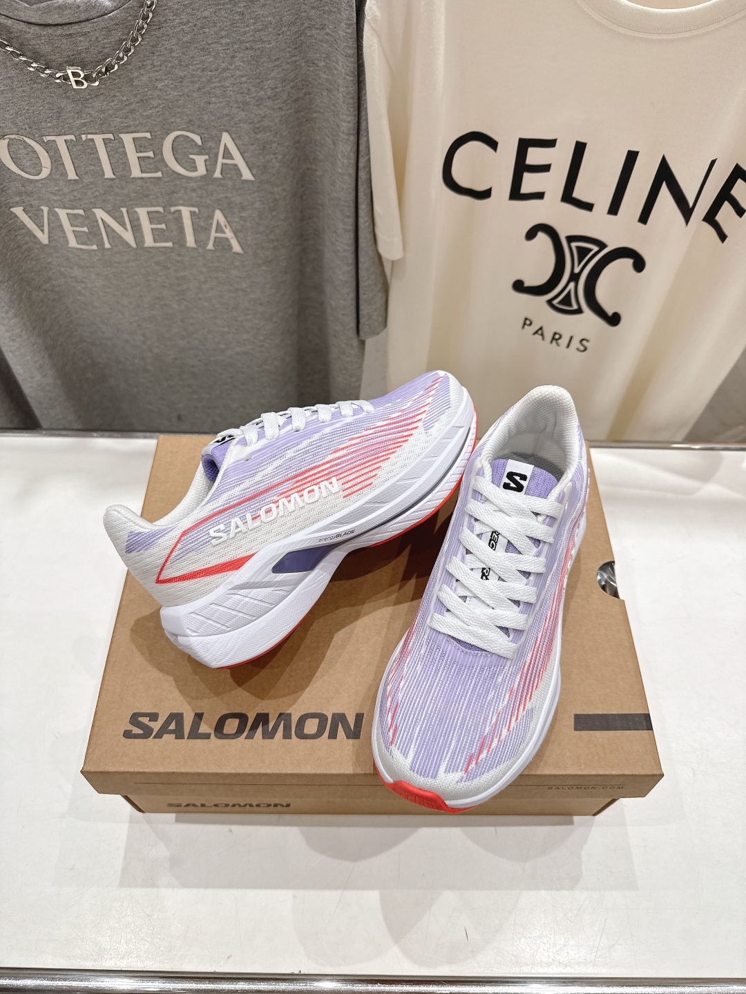 高版本出厂  情侣款
 Salomon萨洛蒙～2025ss最新款休闲运动鞋厚底登山德比鞋跑步鞋
搭配Sa